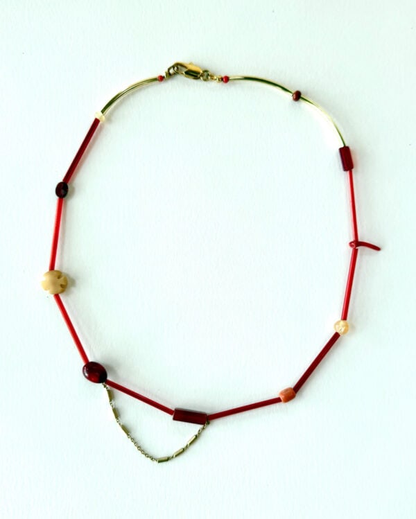 Glass & Stone Collar