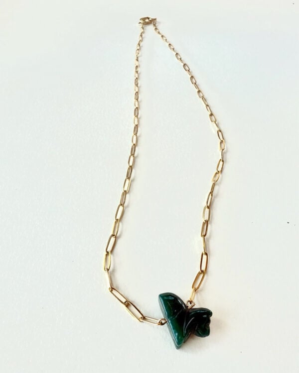 Green Lion Necklace